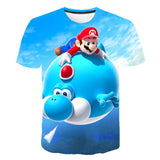 Latest Harajuku Classic games Super Mαrio child Boys and girls t shirt Super- Bros 3D t-shirt hip hop tshirt streetwear Top