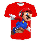 Latest Harajuku Classic games Super Mαrio child Boys and girls t shirt Super- Bros 3D t-shirt hip hop tshirt streetwear Top