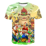 Latest Harajuku Classic games Super Mαrio child Boys and girls t shirt Super- Bros 3D t-shirt hip hop tshirt streetwear Top