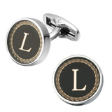 New Arrival Fashion Letter A D R H M Cufflinks The English alphabet Cuff Links Men Shirt Charm Cufflinks Wholesale Free Shipping